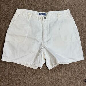 WRANGLER FOR WOMEN Vintage‎ 100% cotton white short jean shorts 18